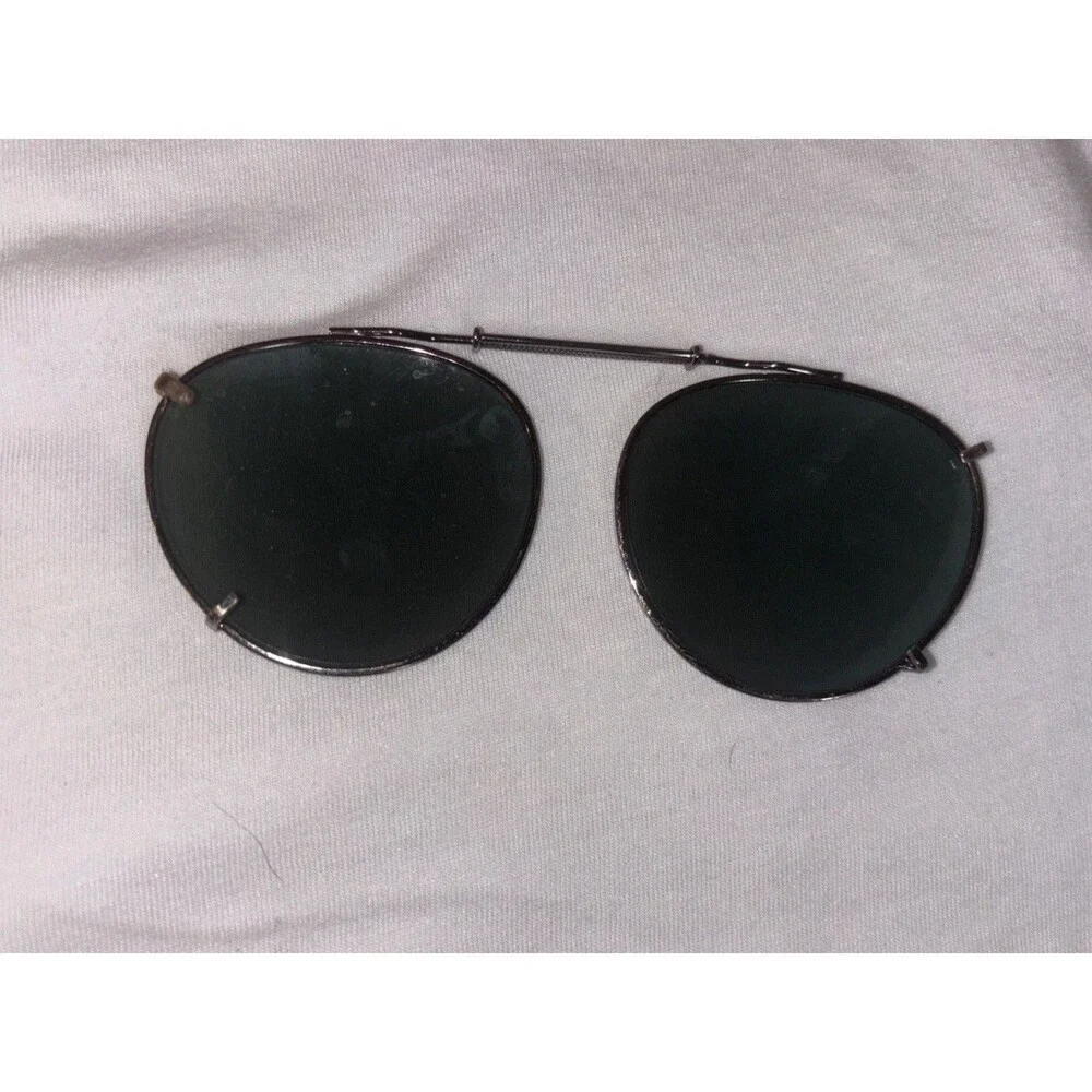 Lot Of 5 Vintage Clip On Wire Frames Sunglasses Clip-On Beach Outdoor Sports